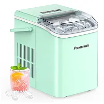 Máquina de Gelo até 12 kg em 24H Portátil, 105W, 110v, PANAROMIA, Verde