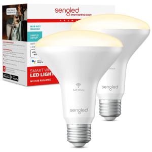 Lâmpada LED Colorida Inteligente Wi Fi, Controle de Voz, 2700K, 65W, 2 Un, SENGLED W12 N11, Branco