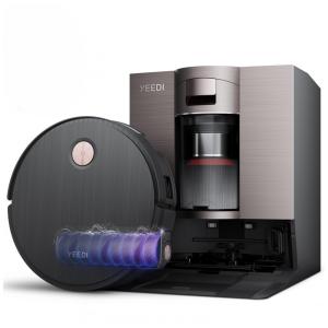 Robô aspirador e mop Yeedi marrom sucção 19500Pa estação sem saco OZMO Roller 2.0 navegação AIVI 3D S20 Infinity 110V