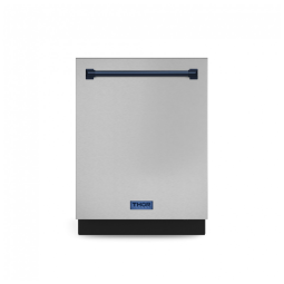 Lava-louças de embutir 60cm Gordon Ramsay THOR Kitchen inox com acabamento azul marinho 8 ciclos LED 110V