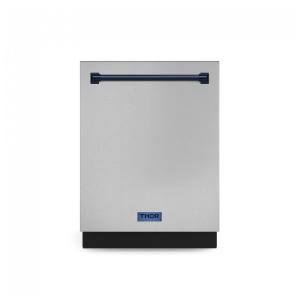 Lava-louças de embutir 60cm Gordon Ramsay THOR Kitchen inox com acabamento azul marinho 8 ciclos LED 110V