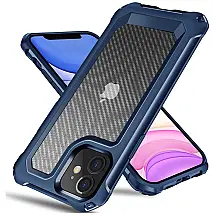 Capinha Compatível com iPhone 11 a Prova d com Vidro Temperado, TUERDAN, Preto