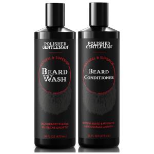 Shampoo e Condicionador Para Crescimento Rápido de Pelos e Barba Limpeza Orgânica do Rosto