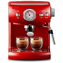 Máquina de Café Expresso Semiautomática, 110V, CIBERS, Vermelha