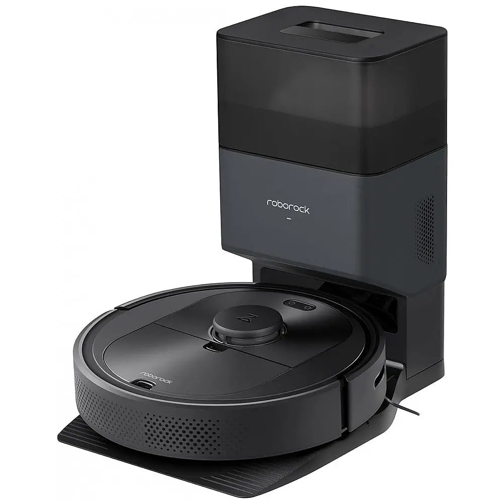 Aspirador de Pó Robô Roborock Q5 com Conexão via APP WI FI, Auto Esvaziamento, 110V, Preto