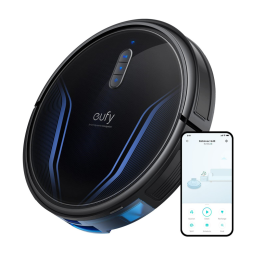 Aspirador de Pó Robô Eufy com Mapeamento Multinível e Sucção Forte 2500PA, 110V, Preto