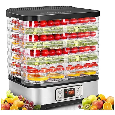 Desidratador de Alimentos, 8 Bandejas,