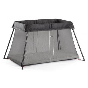 Cercadinho para Bebê com Colchão de Espuma PU Confortável e Tecidos Removíveis, BabyBjörn, Preta