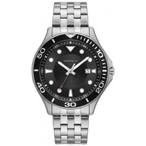 Relógio Masculino Analógico Quartzo de Aço Inoxidável, CARAVELLE 43B162, Prateado