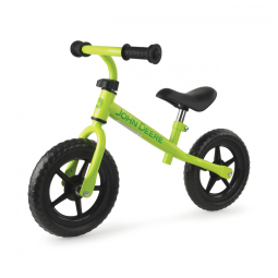 Bicicleta sem Pedal com Guidão e Assento Ajustáveis para Crianças de 2 a 5 Anos, John Deere, Verde