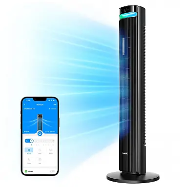 Ventilador de Torre, com Temporizador