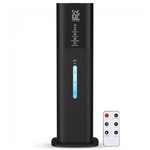 Umidificador Ultrassônico para Quarto Grande 8L com 7 Opções de Cores, 3 Velocidades, Silencioso e Bico 360, Hos, Preto