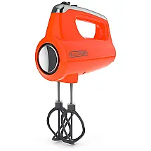 Batedeira de Mão 5 Velocidades 5 Acessórios, 110v, BLACKDECKER MX600TR, Laranja