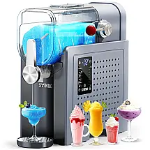Máquina de Raspadinha SYINTAO Sem Uso de Gelo, 2,22 Litros de Bebidas Congeladas Máquina de Sorvete Soft. Máquina de Frozen Para Casa