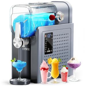 Máquina de Raspadinha SYINTAO Sem Uso de Gelo, 2,22 Litros de Bebidas Congeladas Máquina de Sorvete Soft. Máquina de Frozen Para Casa