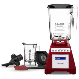 Liquidificador 2,6 Litros com 6 Ciclos, 10 Velocidades, Jarra Twister 700mL e Espátula, 110V 1560W, Blendtec, Vermelho
