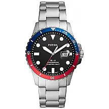 Relógio Masculino Analógico FB 01 de Quartzo, FOSSIL FS5657, Prateado