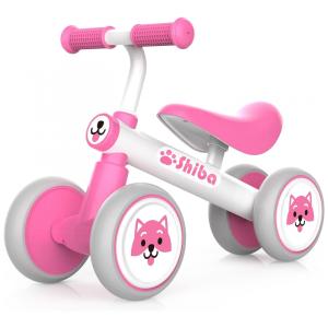 Bicicleta sem Pedal Infantil com 4 Rodas para Crianças de 1 a 4 Anos, Branca, ANCAIXIN, Branco