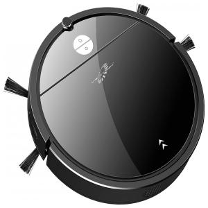 Amdieu Aspirador de Pó Robô 2 em 1, 1650Pa, Capacidade 600 mL, Recarregável, Controle de Voz, Preto