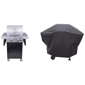 Churrasqueira a Gás com 2 Queimadores e Mesas Laterais em Aço Inoxidável, CHAR BROIL 463632320, Prateado