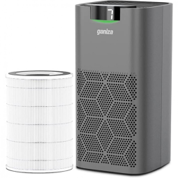 Purificador de Ar com Filtro HEPA H13 para Salas Grandes 100 m2, 110V, Ganiza, Cinza