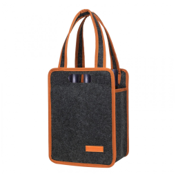 Bolsa Térmica para 6 Garrafas de Vinho: Ideal para Viagens, Camping e Piqueniques - Elegante, Durável e Isolada - Presente Exclusivo,Foyego