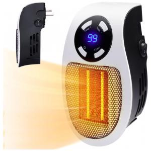 Mini aquecedor elétrico plug in portátil Brightown