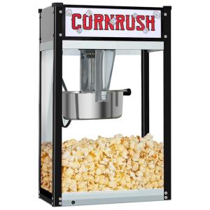 Máquina de Pipoca Vintage com Panela Antiaderente, 750W, 110v, CORNRUSH 8B H, Preto