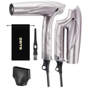 Secador de Cabelo Profissional, 110v, ZEITE, Prateado