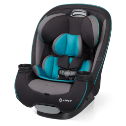 Cadeirinha de Carro Conversível Safety 1st Grow and Go All-in-One Slim, 3 Estágios, Verde e Preto