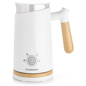 Espumador de Leite Elétrico 300mL com 4 Modos, 110V, Starument, Branco