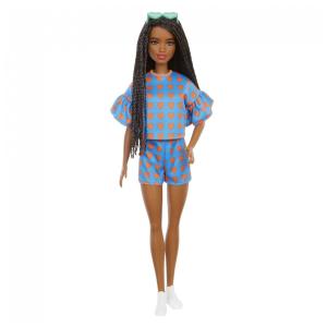 Fashionistas Pronta para o Verão com sua Roupa Combinando, Idade Recomendada 3 a 8 Anos, BARBIE GRB63, Azul