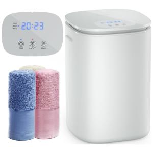 Aquecedor de Toalha Elétrico 26L com Aquecimento Automático, Timer de 60 Minutos e Tempo de Atraso de Até 24H, 110V, DOACE H-163, Branco