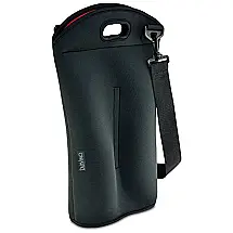 Bolsa Térmica Para Transporte de Vinhos de Neopreme até 2 Garrafas, DU VINO COMINHKPR102772, Preto