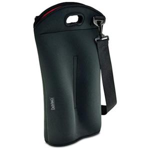 Bolsa Térmica Para Transporte de Vinhos de Neopreme até 2 Garrafas, DU VINO COMINHKPR102772, Preto