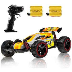 Off Road, Escala 118 2.4Ghz, Controle Remoto, Adultos, Crianças, SINOVAN, Amarelo