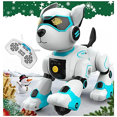 Cachorro robô programável R27 azul
