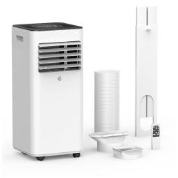 Ar-condicionado Portátil 10.000 BTU, com Controle Remoto, Para Ambientes de até 41,81 metros quadrados - 3 em 1 com Desumidificação