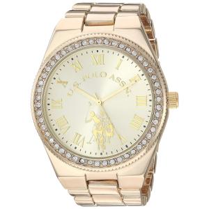 Relógio An de qartzo para mlher com alça de liga, 85, U.S. POLO ASSN. USC40224, Dorado