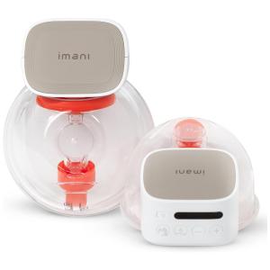 Bomba Tira Leite Elétrica Sem Fio com Tela LCD Digital e Desligamento Automático, 2Un, Legendairy Milk Imani i2 Plus, Branca