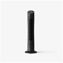 Ventilador de Torre com 3 Velocidades e Controle Remoto, 50W, 110v, PRO BREEZE, Preto
