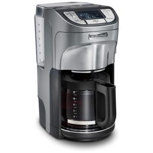 Cafeteira Elétrica Programável 1.7L com Tela LCD, 1350W, 110v, HAMILTON BEACH PROFESSIONAL 49500, Preto