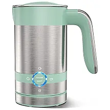 Espumador Elétrico Automático 200 mL, Aço Inoxidável, 110v, ELEMORE HOME, Verde