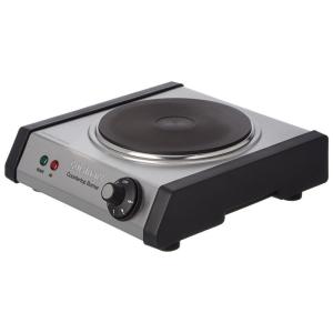 Cooktop Elétrico Portátil com Queimador de Ferro Fundido, Aço Inoxidável, 110V 1300W, CUISINART CB 30, Prateado