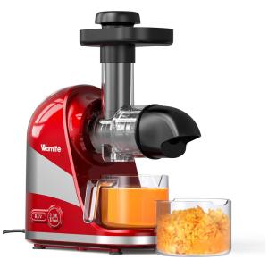 Centrífuga de Frutas com 2 Modos e Função Reversível, 110V Wamife, Vermelho