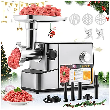 Moedor de Carne Elétrico 3200W:
