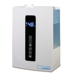 Umidificador Ultrassônico 4,9 Litros com Névoa Quente e Fria para Quarto e Sala, Lasko UH300, Branco