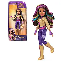 Boneca Sophia de 24 cm com 6 Acessórios de Moda, Ferramenta de Modelagem e Cabelo com Listras de Arco-Íris para Crianças de 4 Anos ou Mais