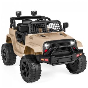 Caminhão Carro Elétrico Infantil 12V da Best Choice Products com Controle Remoto dos Pais, Suspensão de Molas, Luzes de LED