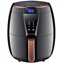 SZHWLKJ Air Fryer Fritadeira Elétrica 5L com Painel Digital, 1500W, 110V, Preto